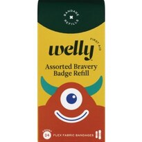 Welly Kids Monster Flex Fabric Bandage Refill Pack- 24 CT