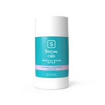 Social CBD Muscle Balm, Lavender, 400mg - State Restrictions Apply