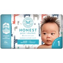 Honest Company Diapers, Multi Colored Giraffes Size 1