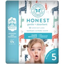 Honest Company Diapers, Multi Colored Giraffes Size 5