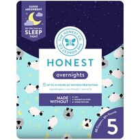 Honest Company Overnight Diapers, Sleepy Sheep Size 5