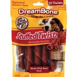 DreamBone Stuffed Twistz DogChews NonRawhide Pork10Ct/11.6oz, thumbnail image 1 of 1