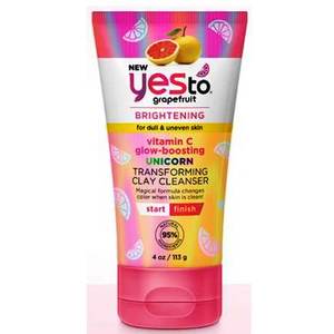 Yes To Grapefruit Brightening Unicorn Clay Cleanser, 4 OZ