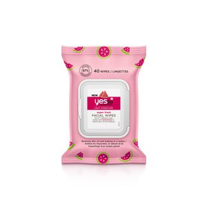 Yes To Watermelon Super Fresh Facial Wipes, 40CT