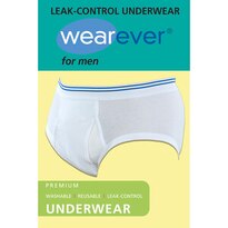 Wearever Men's Classic Reusable Incontience Brief SM (30-32" Waist)