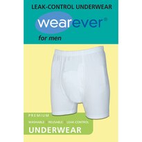 Wearever Men's Reusable Incontinence Boxer Brief MD (34-36" Waist) 1 EA