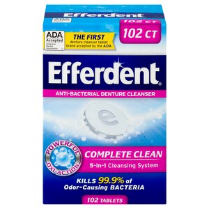 Efferdent Anti-Bacterial Dental Appliance Cleanser