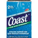 Coast Refreshing Deodorant Soap, 2CT, thumbnail image 1 of 1