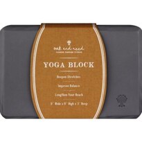 Oak and Reed Yoga Block, Grey 