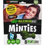 VetIQ Minties Dental Dog Treats, Medium/Large, 8 CT, thumbnail image 1 of 1