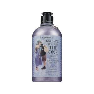 Happiness Is, Knowing You Are the One 3-In-1 Shower Gel Shampoo Bubble Bath 1 Piece Gift Set