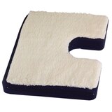 Coccyx Seat Cushion with Gelpad and Fleece Top, thumbnail image 1 of 1