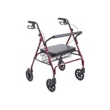 Drive Medical Heavy Duty Bariatric Walker Rollator with Large Padded Seat, thumbnail image 1 of 1