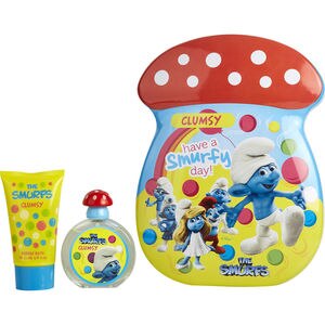 Smurfs 2-Piece Clumsy Smurf Tin Can Gift Set