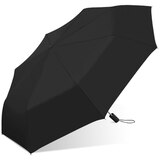 Weather Station Folding Automatic Umbrella, Black, thumbnail image 1 of 1