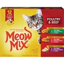 Meow Mix Tender Favorites Poultry, 12 Cups