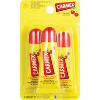 Carmex Cherry Lip Balm Tube SFP 15, 3/Pack