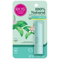 eos 100% Natural & Organic Lip Balm Stick - Sweet Mint, 0.14 OZ