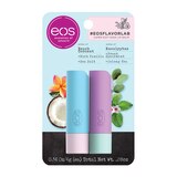 eos flavorlab Stick Lip Balm - Beach Coconut and Eucalyptus 2-pack, 0.14 OZ, thumbnail image 1 of 1