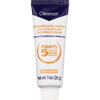 Clearasil Stubborn Acne Control 5 in 1 Concealing Treatment Cream, Benzoyl Peroxide Tinted, 1 OZ