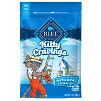 Blue Buffalo Kitty Cravings Crunchy Cat Treats, Tuna, 5 OZ