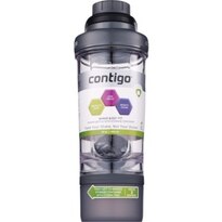 Contigo Shake 'N Go, Clear With Black, 22 OZ Bottle