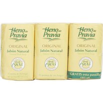 Heno De Pravia by Parfums Gal Gift Set of 2 Soaps Plus 1 Free And Each Is 4 OZ