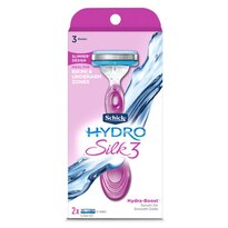 Schick Hydro Silk 3 Women's Razor, 1 CT, 2 Refill