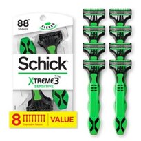 Schick Xtreme3 Sensitive Disposable Razors, 8 CT