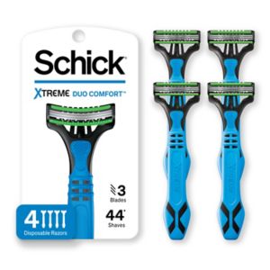 Schick Xtreme3 DuoComfort Disposable Razors, 4 CT