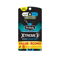 Schick Xtreme3 DuoComfort Disposable Razors, 8 CT