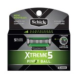 Schick Xtreme5 Men's PivotBall Refills, 4 CT, thumbnail image 1 of 1