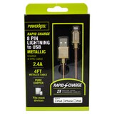 PowerXcel 4FT Lightning 2.4A Cable, thumbnail image 1 of 1