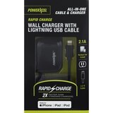 Powerxcel Wall Charger with Lightning USB cable, thumbnail image 1 of 1