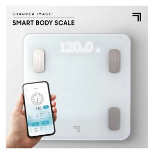 Sharper Image LED Bluetooth Digital Body Scale
