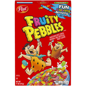 Post Fruity Pebbles Cereal