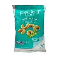 Peeled Snacks Organic Baked Pea Puffs, 4 OZ
