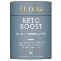 FRISKA Keto Boost 30-Count, Enzyme + Probiotic + Botanical Dietary Supplement, Supports Healthy Immune Functions