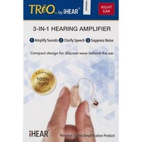 TReO by iHEAR 3-IN-1 Hearing Amplifier (Beige, Right Ear)