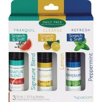 SPA ROOM DAILY PACK ESSENTIAL OIL 3PK