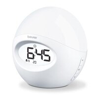 Beurer Wake-Up Light, with Sunrise Simulation, Alarm, Radio, And Multi-changing colors, WL32