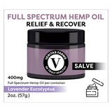 Veritas Farms Lavendar/Eucalyptus Salve 400 mg - State Restrictions Apply, thumbnail image 1 of 1