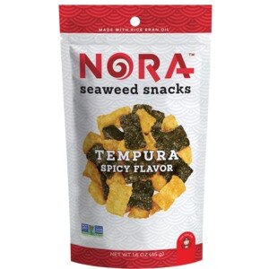 Nora Seaweed Snacks Tempura Spicy Flavor, 1.6 OZ