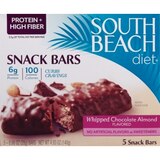 South Beach Diet Whipped Chocolate Almond Snack Bars, 5-Pack, thumbnail image 1 of 1