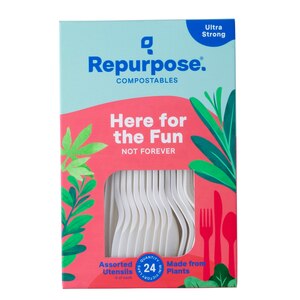 Repurpose 100% Compostable Plant-Based Assorted Utensils