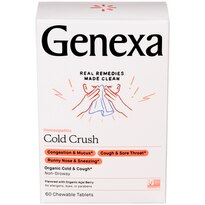 Genexa Cold Crush Organic Cold Chewable Tablets, 60CT 