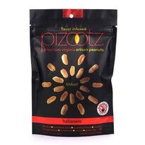 Pizootz Flavor Infused Premium Virginia Artisan Peanuts, 5.75 OZ