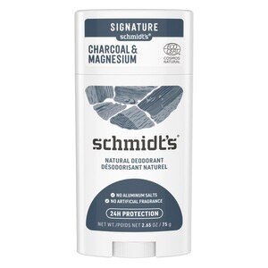 Schmidt's Deodorant Stick For Odor Protection Charcoal + Magnesium Aluminum Free Deodorant, 2.65 OZ