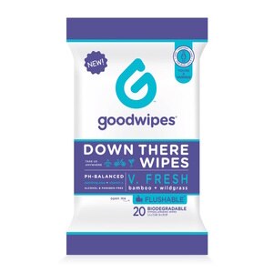 Goodwipes Down There Wipes V. Fresh, 20 CT