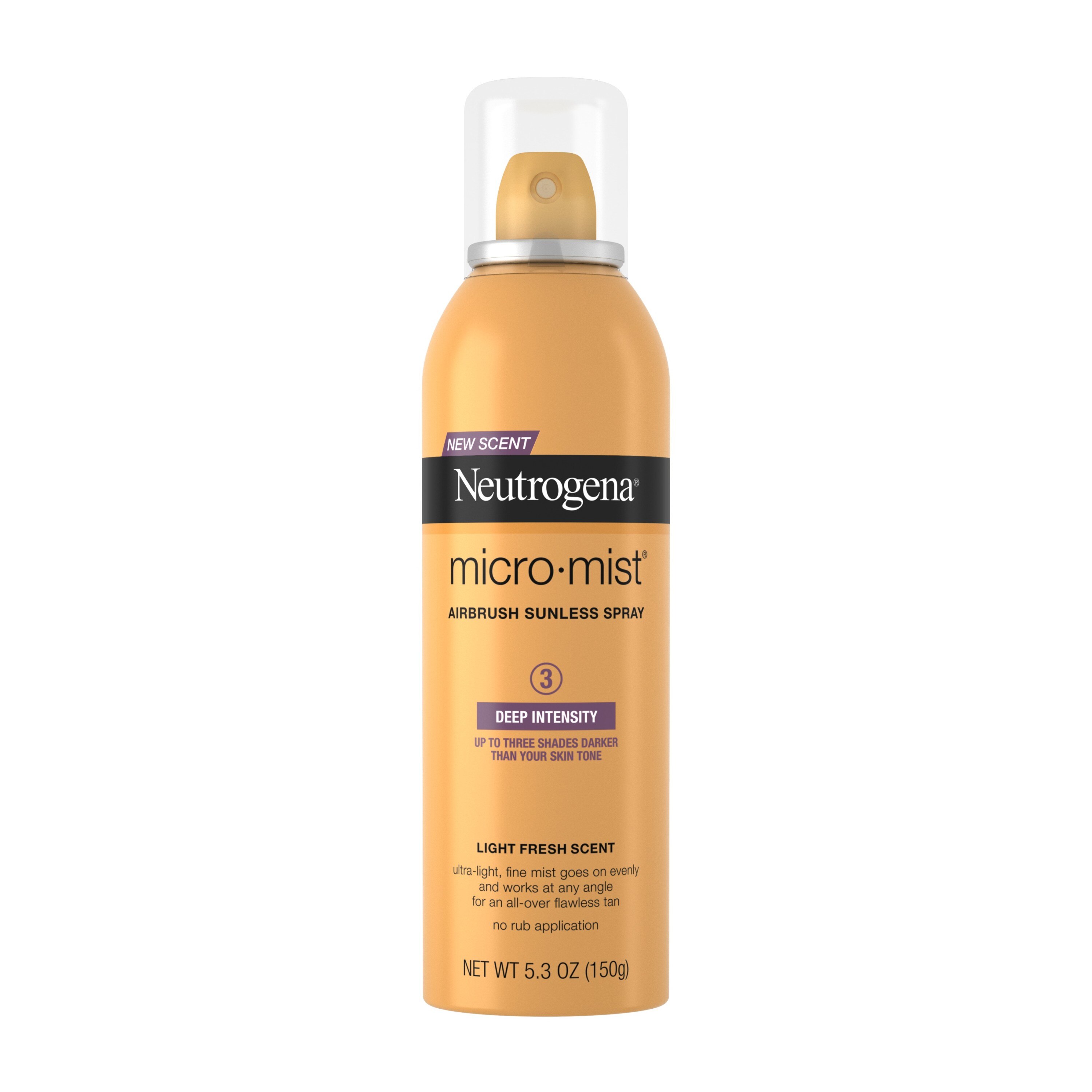 Neutrogena Micromist Airbrush Sunless Tanning Spray, Medium, 5.3 OZ